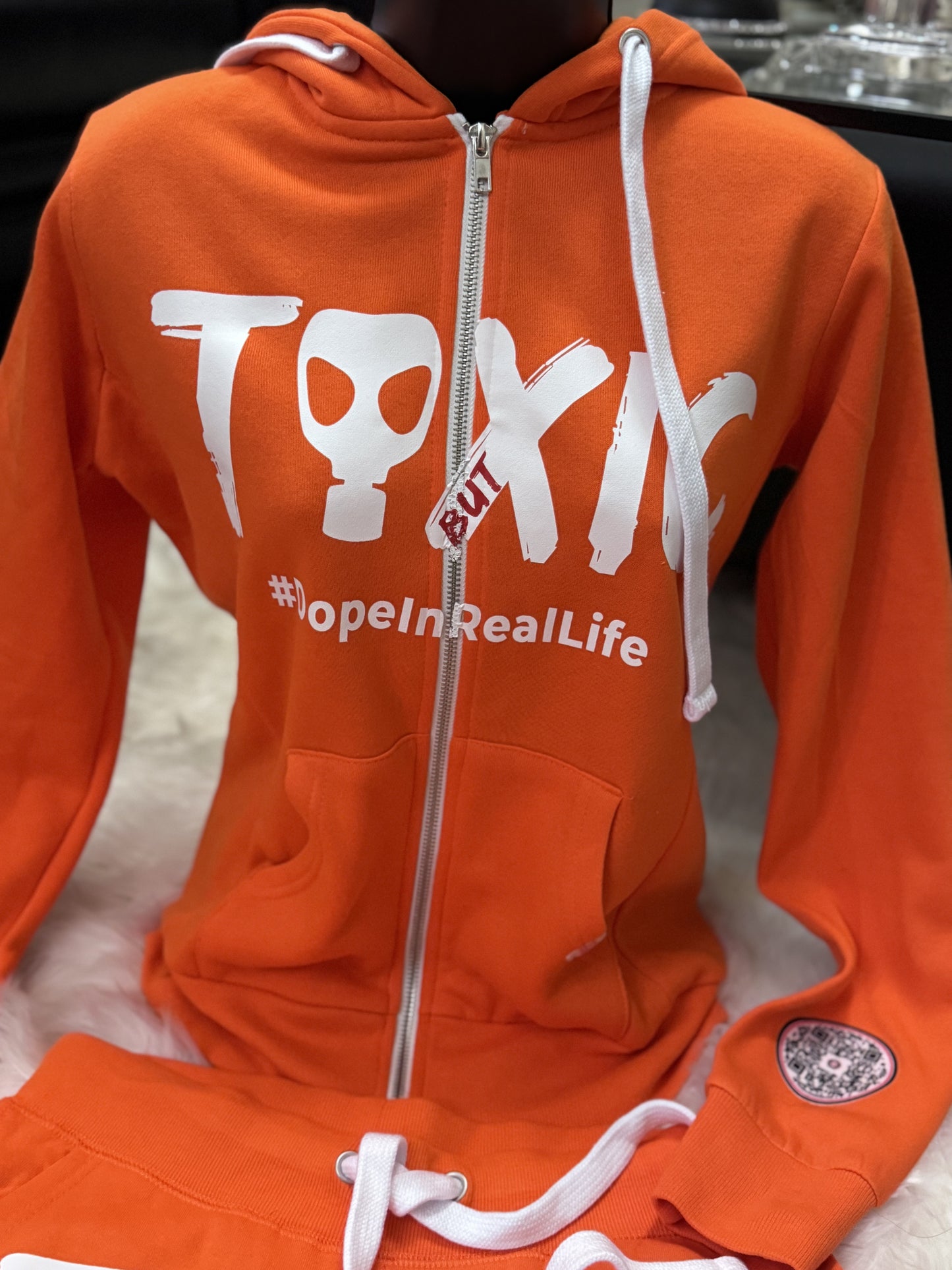 Toxic But #DopeInRealLife ZipUp Set (Ladies)