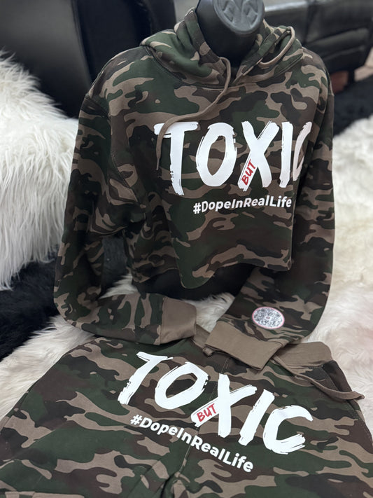 Camo Toxic But #DopeInRealLife Unisex Joggers (only)