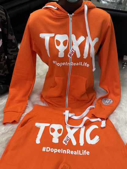 Toxic But #DopeInRealLife ZipUp Set (Ladies)